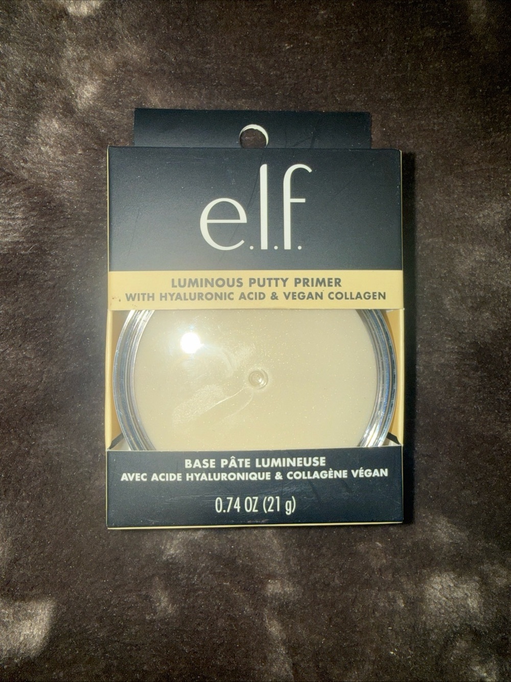 e.l.f. Luminous Putty Primer - Black and Yellow Packaging